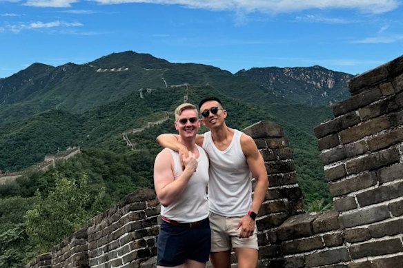 The couple had travelled through Asia before their European holiday.