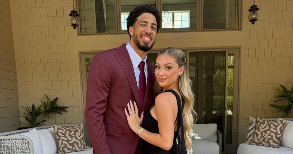 NBA Star Tyrese Haliburton and Jade Jones Have Wedding Ceremony, Show Off Their New Rings