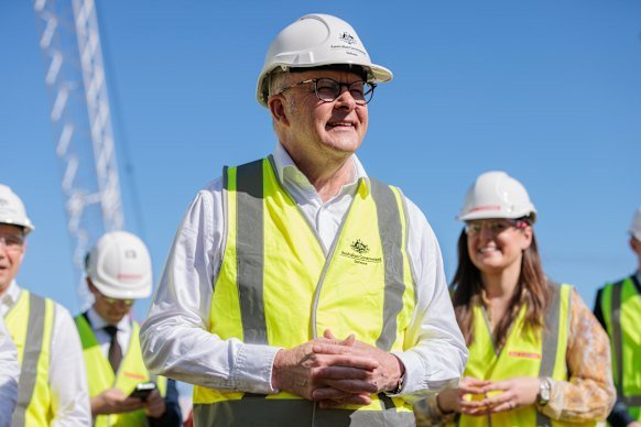 Prime Minister Anthony Albanese in Perth on Monday.