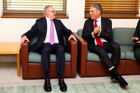Prime Minister Anthony Albanese and his deputy, Richard Marles.
