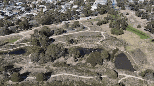 GIF of the Yalukit Willam Nature Reserve development in bayside Melbourne in early May 2025.