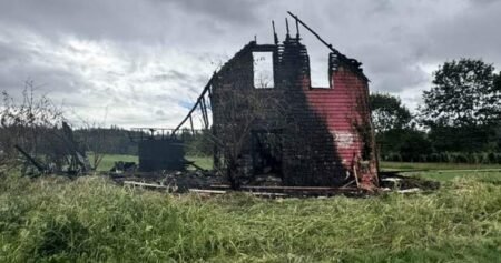B.C.’s historic Little Red House destroyed by fire