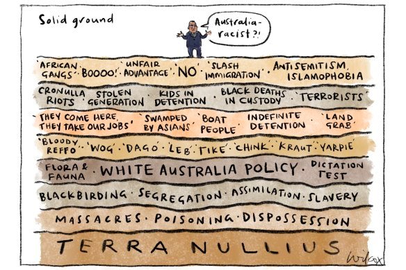Herald cartoonist Cathy Wilcox’s Solid Ground cartoon won a Kennedy Award in 2024.