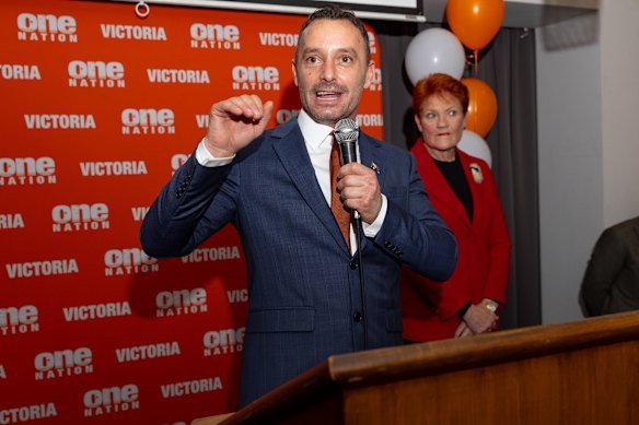 One Nation Victorian state president and Pakenham candidate, Warren Pickering. 