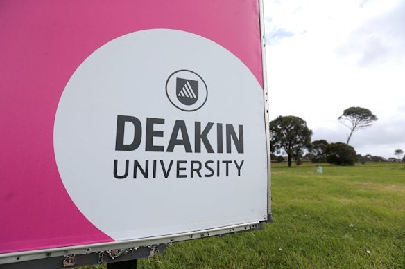 Deakin University says it is not proceeding with the enrolments of a new higher degree by research candidates from certain sanctioned countries. 