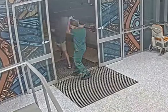 Daniel Nelson was working in the RBWH Emergency Department in October 2024 when the incident occurred at 2am.