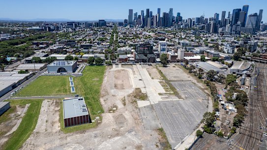 The area around Arden station.