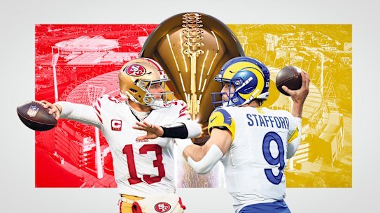 Ready for battle: The San Francisco 49ers and LA Rams will open their 2026 NFL season in Melbourne.