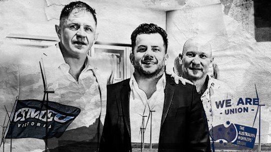 From left: Billy Nicholls, Bassem Alsayed and Johnny Keys. 