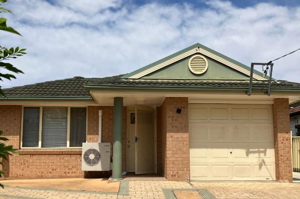 The house in Greenacre where the alleged murder took place.