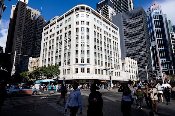 The Woolworths building is among seven blocks that will be bulldozed for the square.