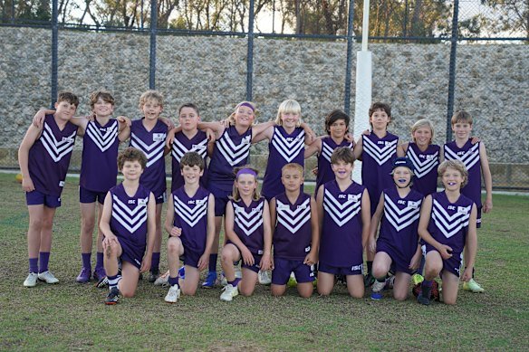 The Fremantle City Dockers junior football club Year 6 team.