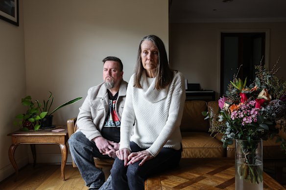 Helen Redmond and her son-in-law Kelsey Brookes are concerned Melton City Council is exiting aged care.