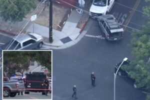 Massive police response after San Jose officer shot