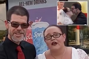 Bride serves McDonald’s patrons in wedding dress while getting married: ‘Handing out extra sauces’