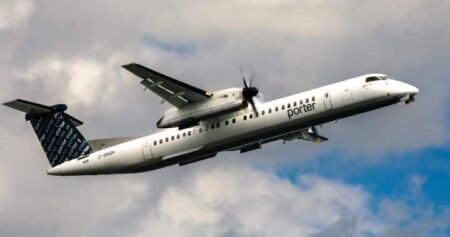 Porter flight cancelled after child refused to wear seatbelt for takeoff