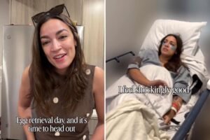 AOC announces completion of egg retrieval journey, vows to share more public updates on process