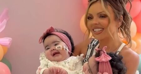 Jesy Nelson Shares Update on 14-Month-Old Twin Girls After Operations to Remove Nasogastric Tubes