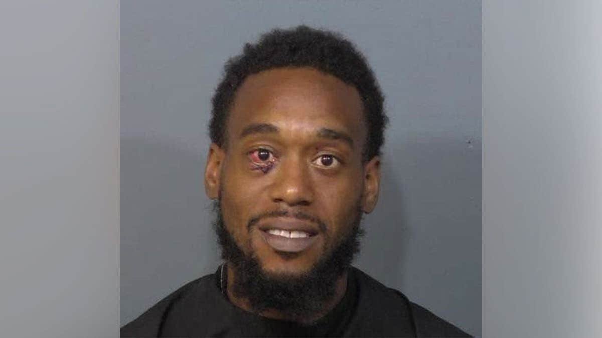 Booking photo of Gannon Jacox, who was arrested after an alleged cruise ship cabin attack