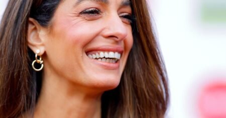 Amal Clooney’s Parisian-Inspired Dress Proves Polka Dots Look Good After 45 — The Look From 