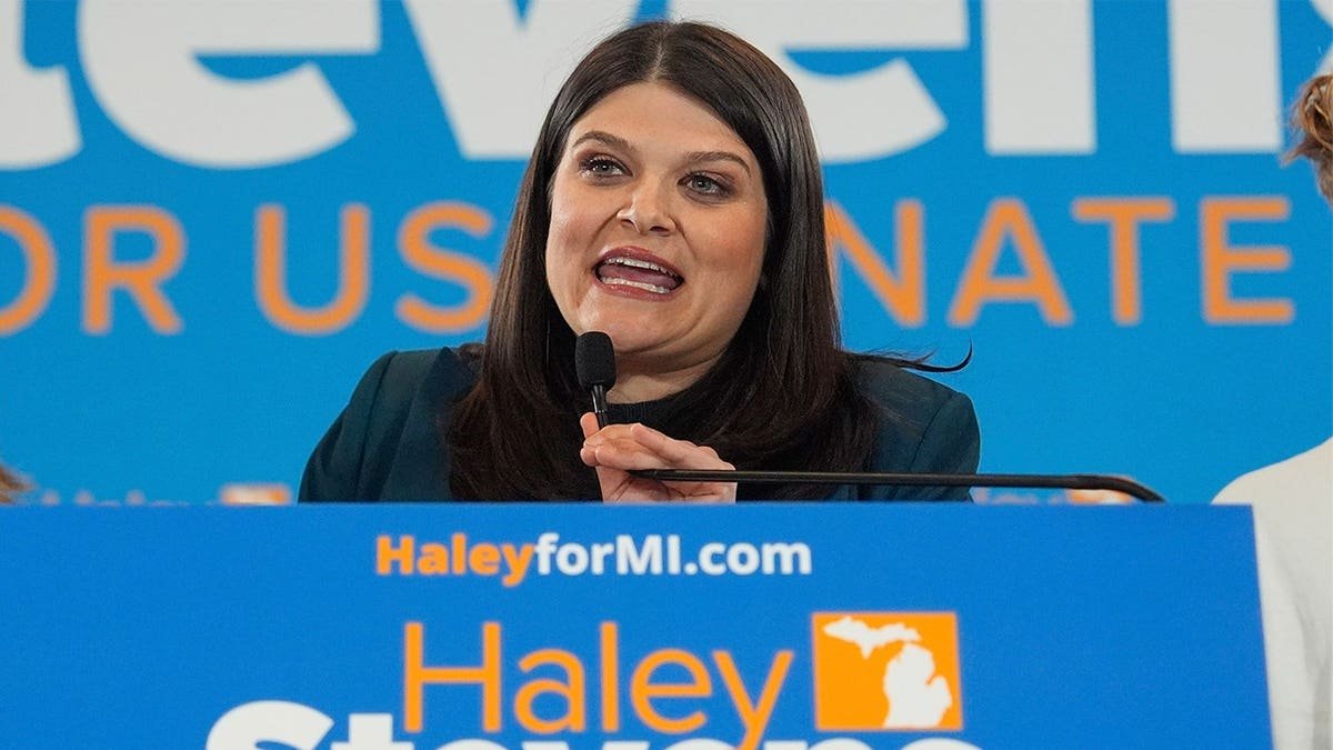 Democratic Senate candidate Rep. Haley Stevens of Michigan