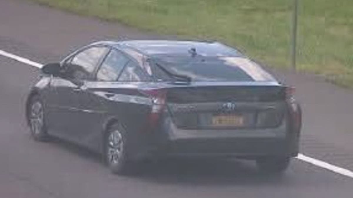 image shows vehicle with NY tags