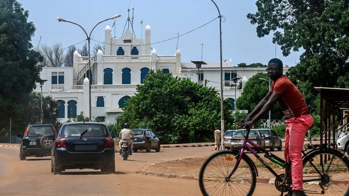 Niger's Presidential Palace in Niamey, Niger on on September 7, 2023.