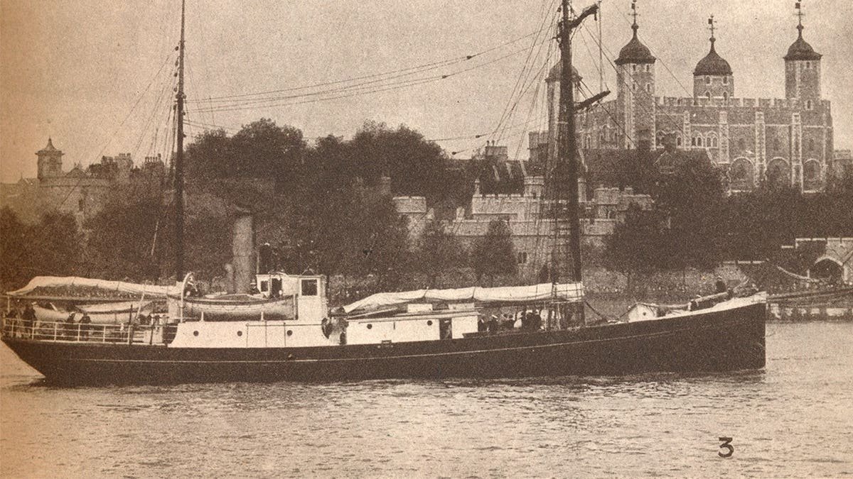 View of Quest in black and white photo