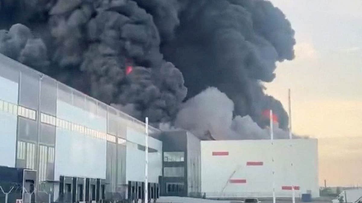 Smoke rises from Wildberries facility, Russia