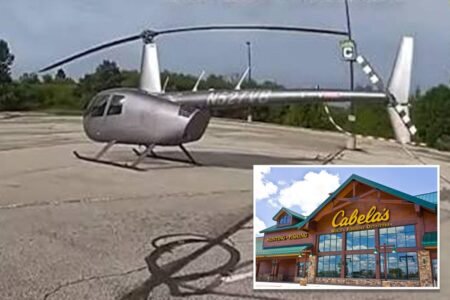 Impatient Wisconsin senior, 69, flies helicopter to go shopping at Cabela’s: ‘The drive was too long’ Impatient Wisconsin senior, 69, flies helicopter to go shopping at Cabela’s: ‘The drive was too long’