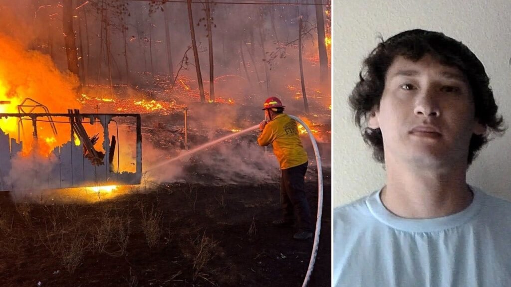 WATCH: Neighbor’s double take helped police identify accused wildfire arsonist as flames raced nearby