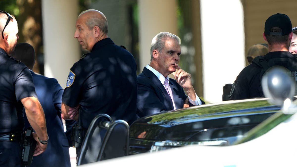 District Attorney Joseph Early Jr. at scene of search