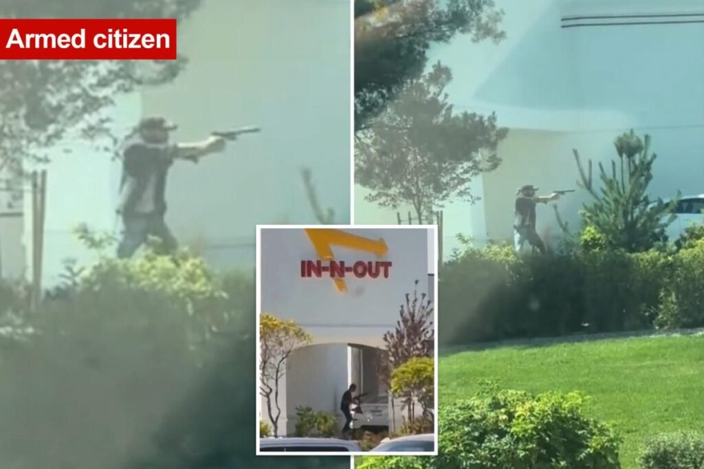 Hero armed citizen opened fire on Idaho In-N-Out gunman, tried to stop shooting that left 2 dead, 7 wounded: harrowing video Hero armed citizen opened fire on Idaho In-N-Out gunman, tried to stop shooting that left 2 dead, 7 wounded: harrowing video
