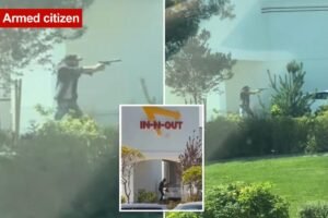 Hero armed citizen opened fire on Idaho In-N-Out gunman, tried to stop shooting that left 2 dead, 7 wounded: harrowing video Hero armed citizen opened fire on Idaho In-N-Out gunman, tried to stop shooting that left 2 dead, 7 wounded: harrowing video