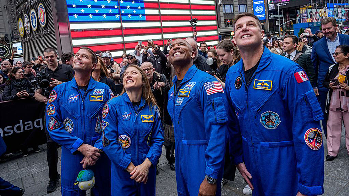 Artemis II crew in New York