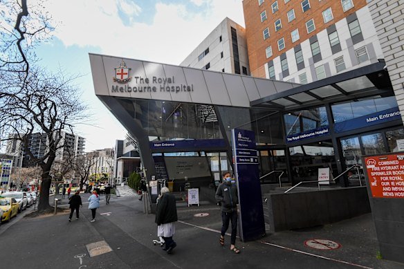 The Royal Melbourne Hospital in Parkville.