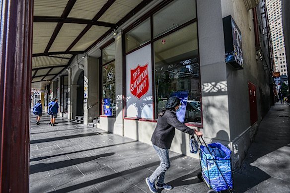 The Salvation Army’s building at 69 Bourke Street.