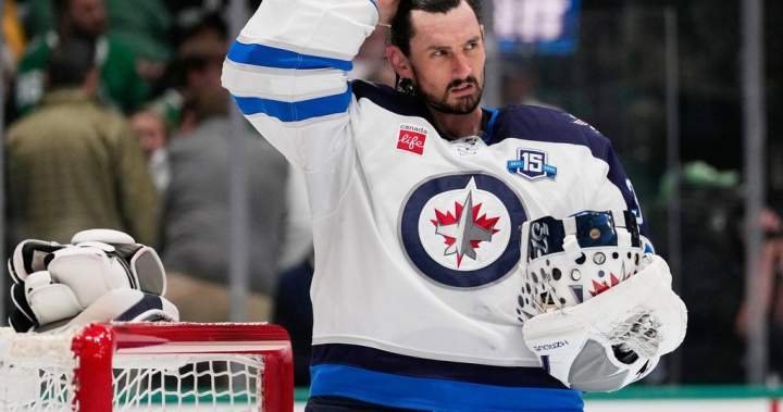 Winnipeg Jets goaltender Connor Hellebuyck goes public with trade request Winnipeg Jets goaltender Connor Hellebuyck goes public with trade request