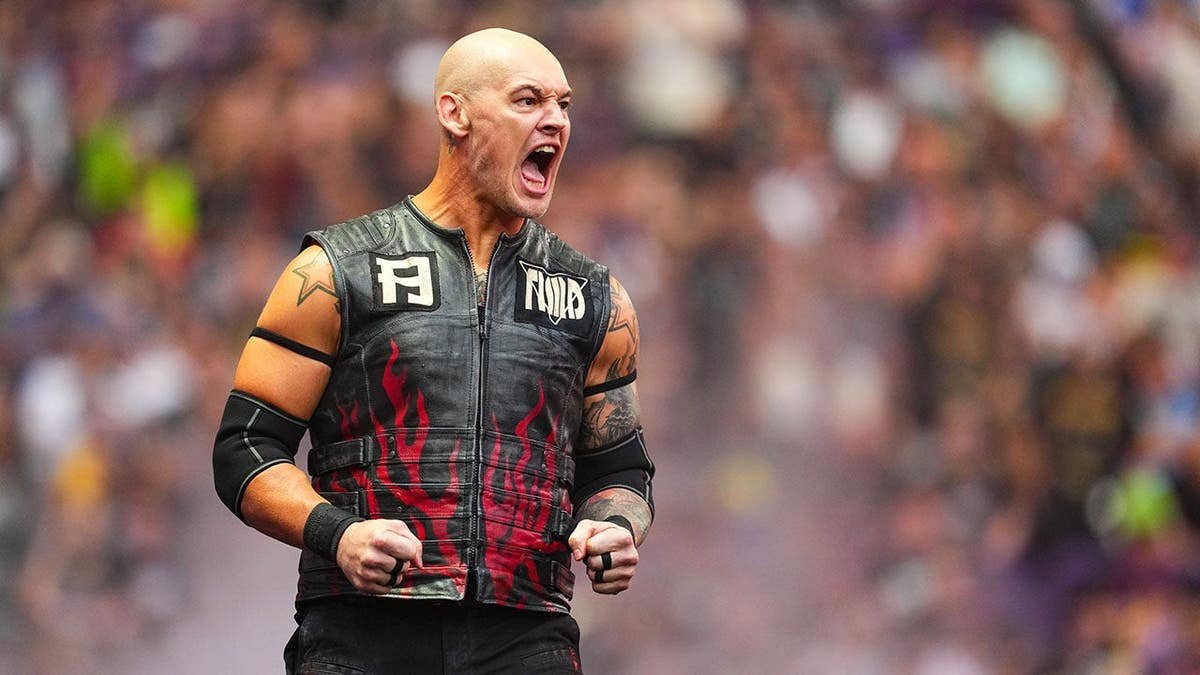 Baron Corbin enters the ring during SummerSlam.