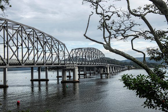 A proposed high-speed rail line between Newcastle and Sydney would have to pass under the Hawkesbury River.