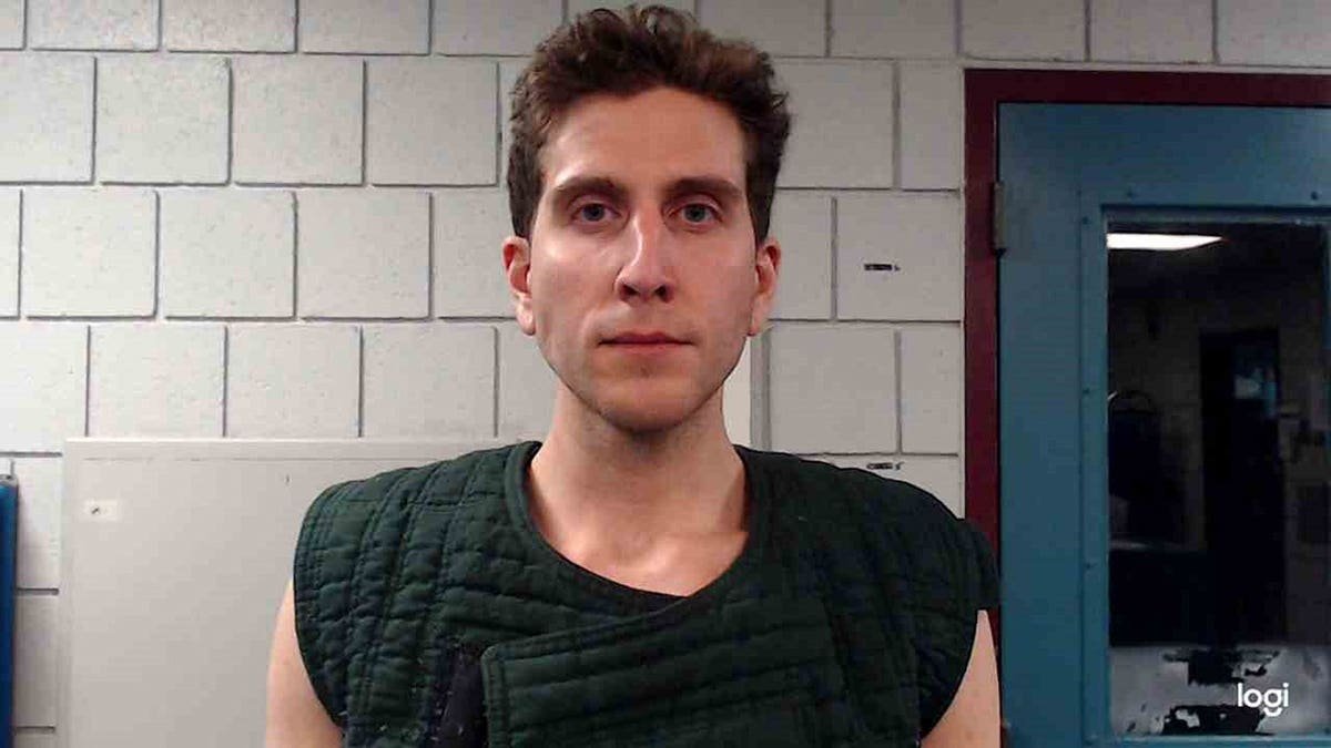 Bryan Christopher Kohberger in a booking photo after his arrest in Pennsylvania.