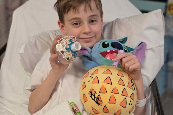 Cherie Holt’s son, who has an inoperable brain tumour, was allegedly attacked by a stranger.