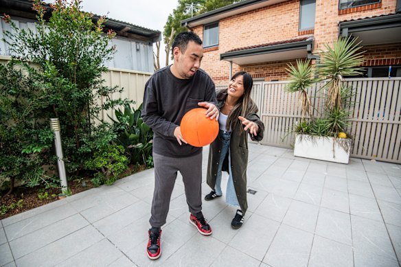 Daniel Rata is now thriving, and loves playing basketball.