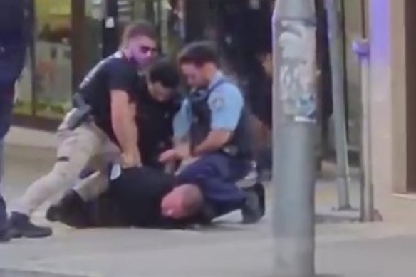 A 43-year-old man was Tasered by police responding to reports of “suspicious activity” in Burwood.