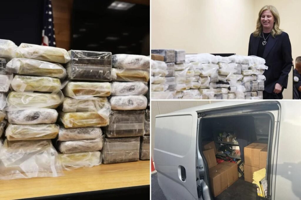 580-pound pile of cocaine worth M seized from LIC storage unit in largest bust in decades: NYPD 580-pound pile of cocaine worth M seized from LIC storage unit in largest bust in decades: NYPD