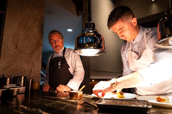 Joan Roca of Spain’s three-Michelin-star El Celler de Can Roca, with Niland in Sydney in July. Roca is among a raft of high profile international chefs, and some local ones too, collaborating with Niland for Saint Peter’s 10th anniversary.