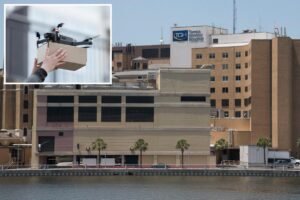 Florida hospital launches ‘game changer’ drones to air-drop life-saving blood directly to trauma scenes Florida hospital launches ‘game changer’ drones to air-drop life-saving blood directly to trauma scenes