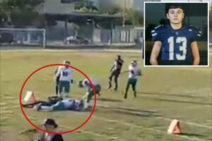 Family sues LAUSD after teen football player dies from ‘textbook’ tackle
