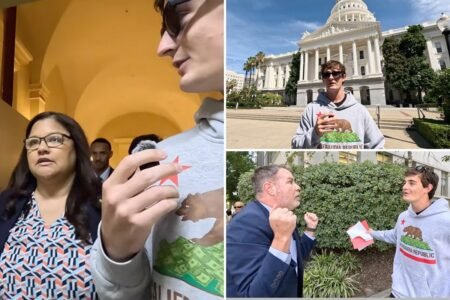 California Dem making 0K in taxpayer cash crashes Nick Shirley interview with ‘small penis’ stunt California Dem making 0K in taxpayer cash crashes Nick Shirley interview with ‘small penis’ stunt