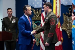 Hegseth upgrades awards for three Abbey Gate Marines — claims Biden failed to do so to cover up military failure Hegseth upgrades awards for three Abbey Gate Marines — claims Biden failed to do so to cover up military failure